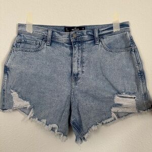 high rise vintage shorts denim